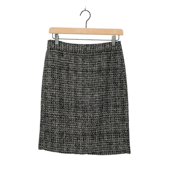 Banana Republic Metallic Tweed Mini Pencil Skirt 0 - Picture 1 of 9